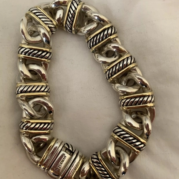 David yurman sterling and 18k gold heavy RARE - Picture 4 of 8